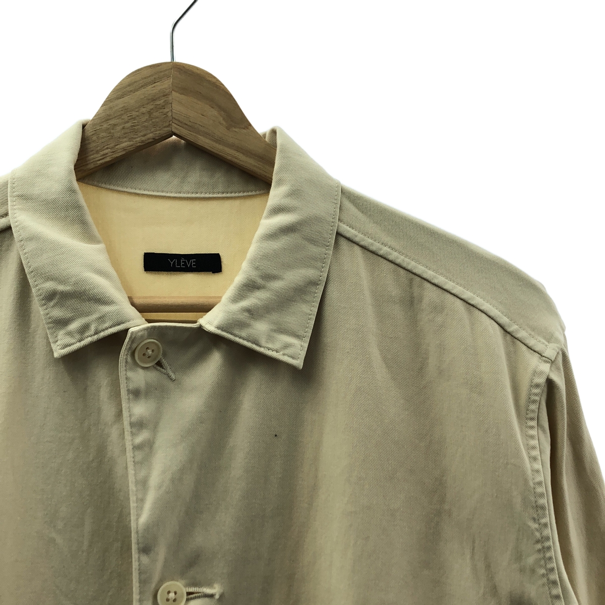 YLEVE / イレーヴ ORGANIC COTTON DOUBLE CLOTH ALL IN ONE オーガニックコットン ダブルクロス オールインワン ジャンプスーツ