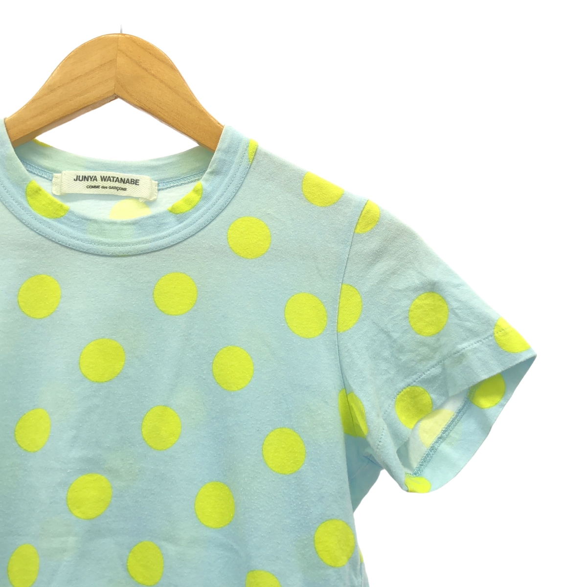 JUNYA WATANABE COMME des GARCONS / ジュンヤワタナベ コットン ドット柄 Tシャツ