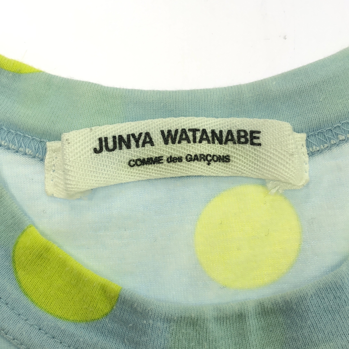 JUNYA WATANABE COMME des GARCONS / ジュンヤワタナベ コットン ドット柄 Tシャツ