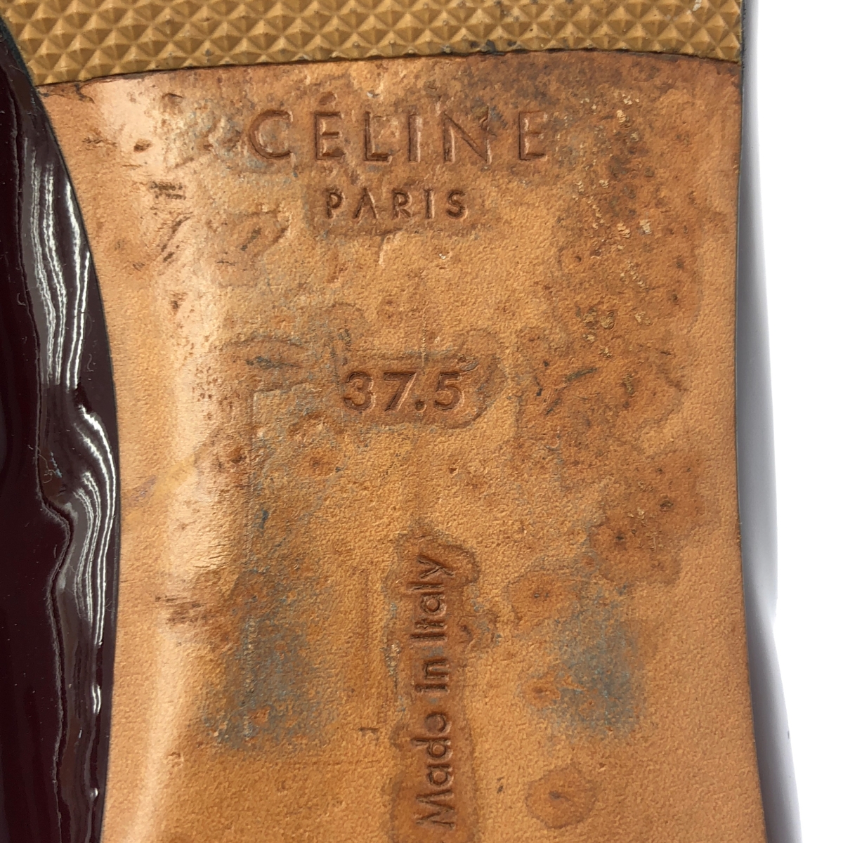 CELINE / セリーヌ by Phoebe Philo フィービー / パテントレザー バブーシュ フラットシューズ