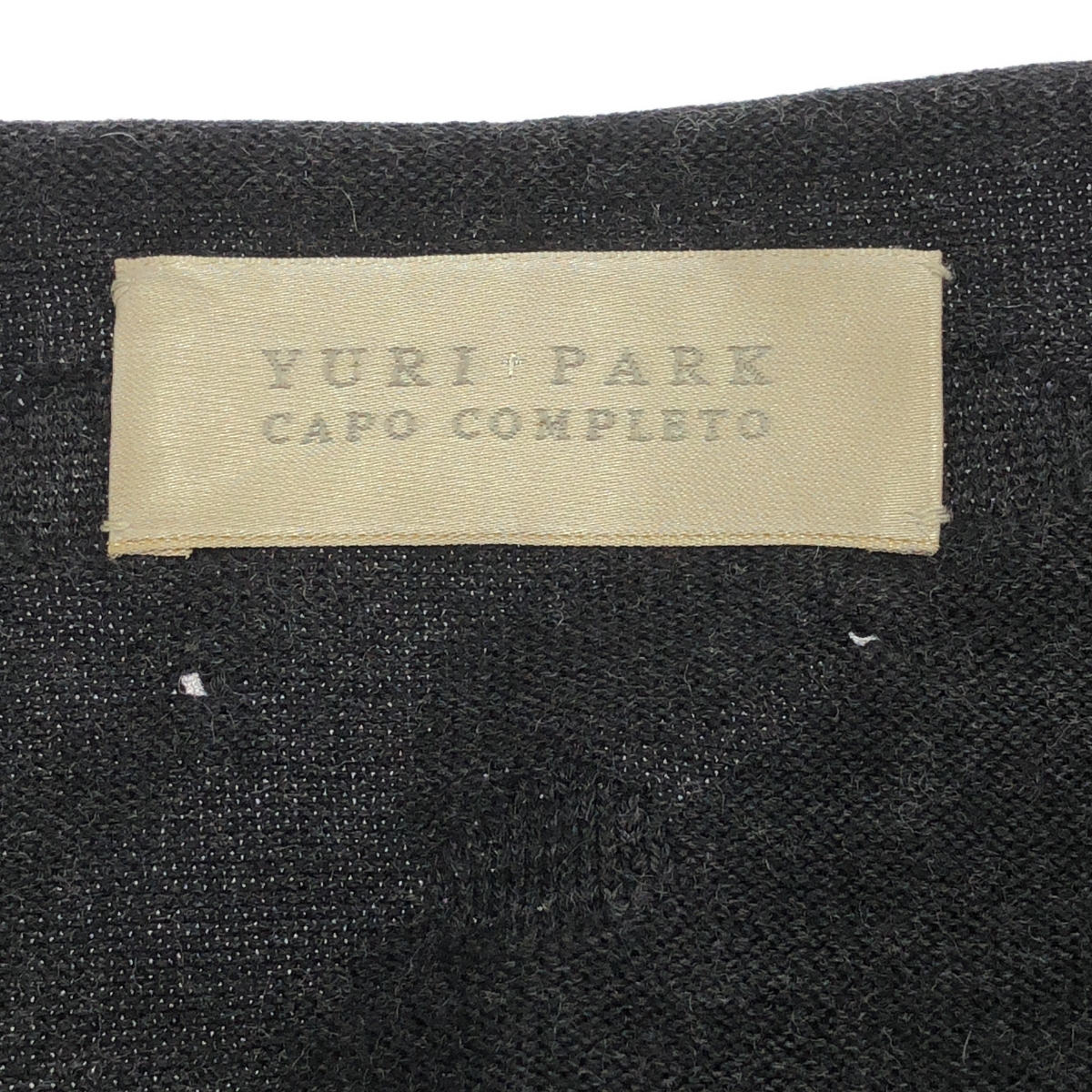 yuri park / ユリパーク Vネック ドット ウールニット