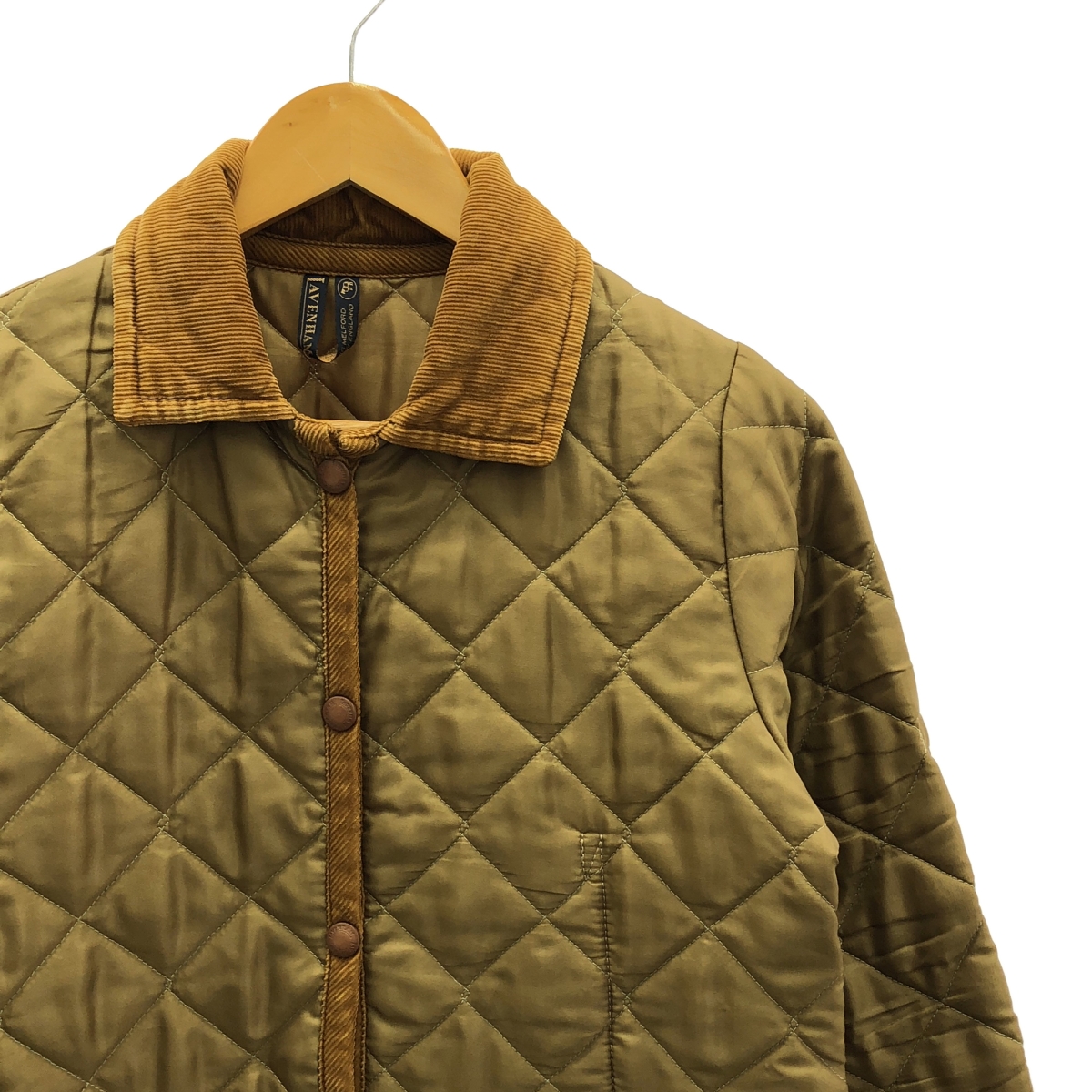 LAVENHAM / ラベンハム コーデュロイ切替 キルティング ジャケット