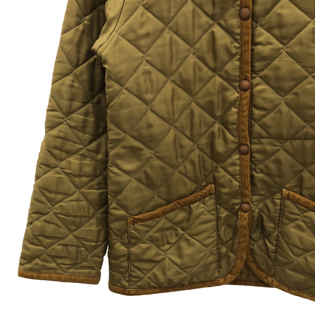 LAVENHAM / ラベンハム コーデュロイ切替 キルティング ジャケット