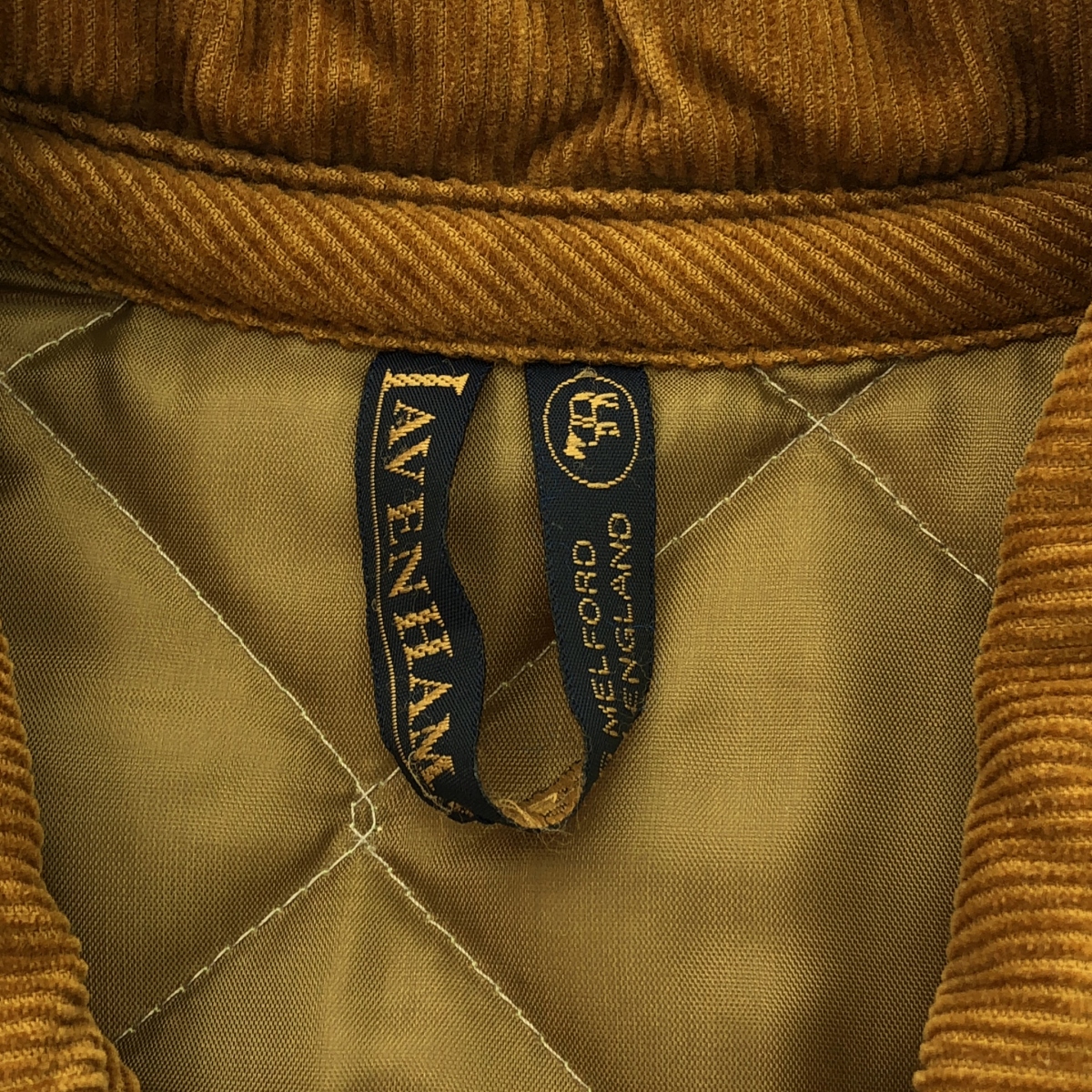 LAVENHAM / ラベンハム コーデュロイ切替 キルティング ジャケット