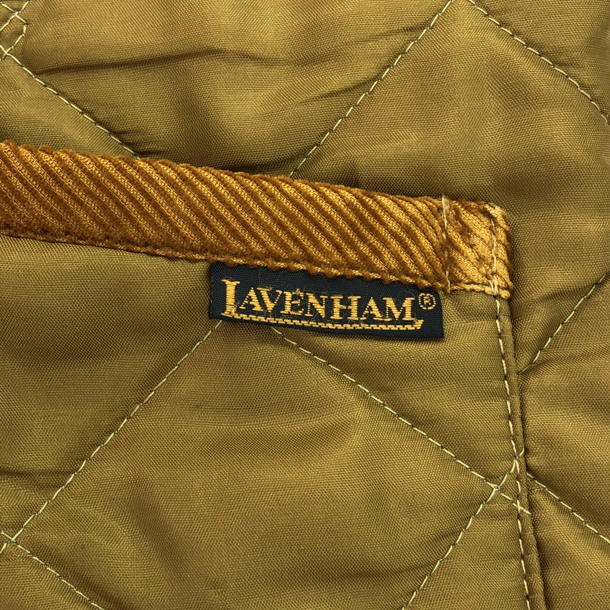 LAVENHAM / ラベンハム コーデュロイ切替 キルティング ジャケット