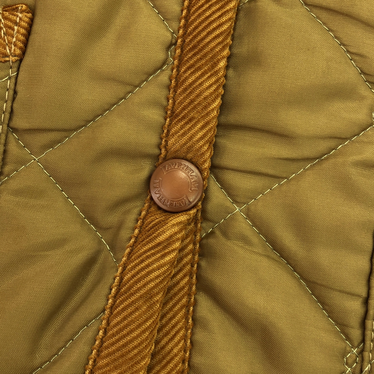 LAVENHAM / ラベンハム コーデュロイ切替 キルティング ジャケット