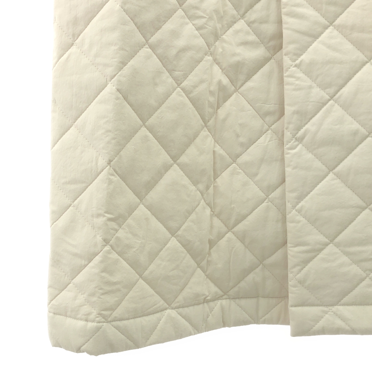 R & D.M.Co- / オールドマンズテーラー QUILTING DOUBLE BUTTON COAT キルティング ダブルボタン ノーカラーコート