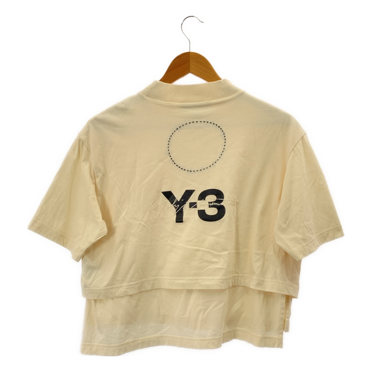 Y-3 / ワイスリー コットン バックロゴ レイヤード カットソー