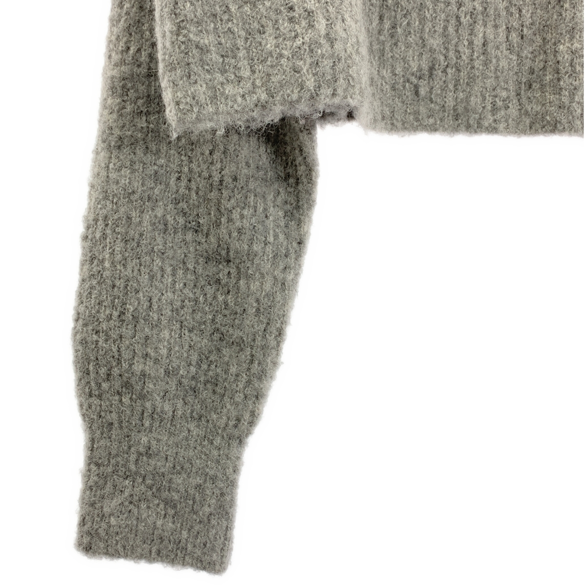 THE SHISHIKUI / シシクイ ALPACA 65 KNIT アルパカ クロップドニット