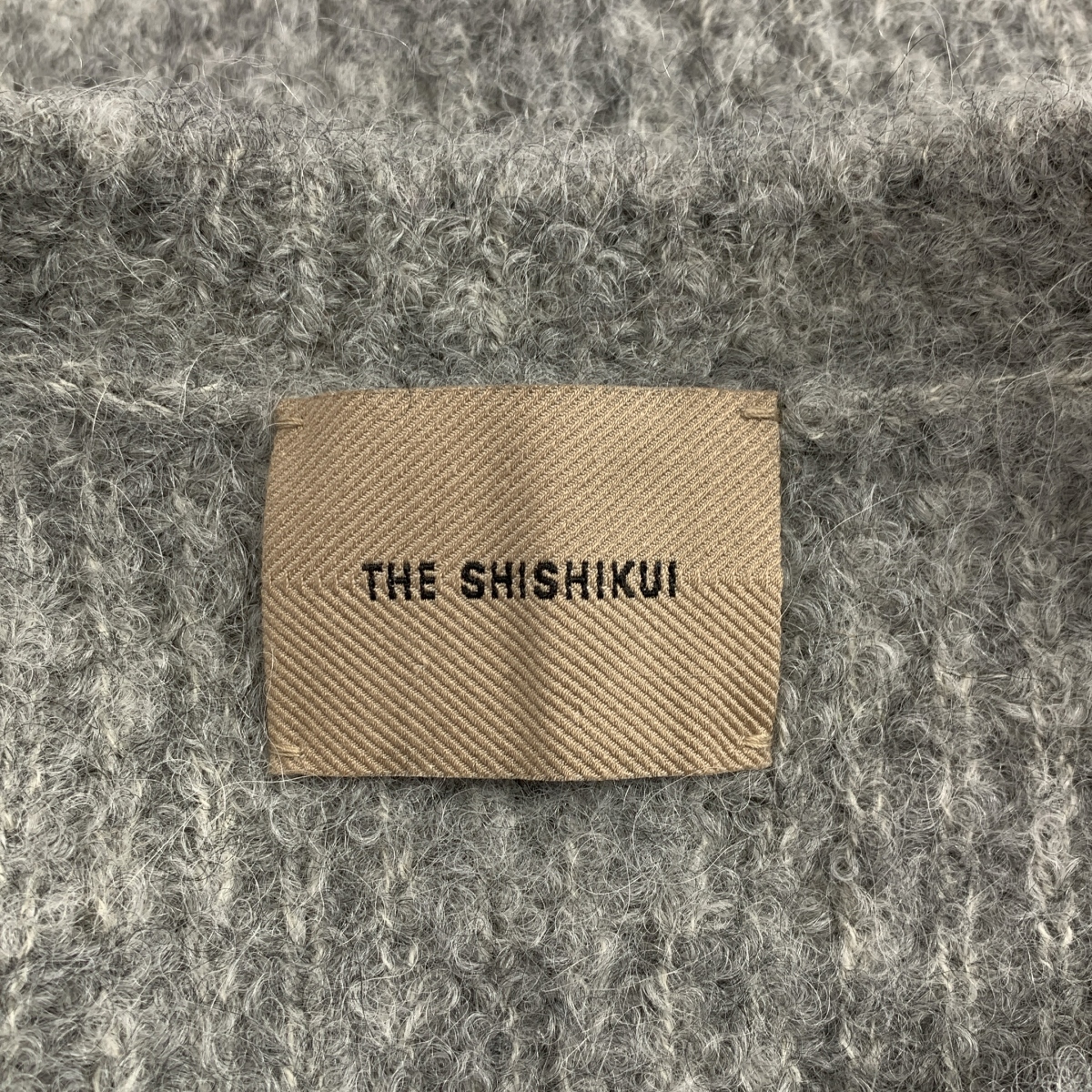 THE SHISHIKUI / シシクイ ALPACA 65 KNIT アルパカ クロップドニット