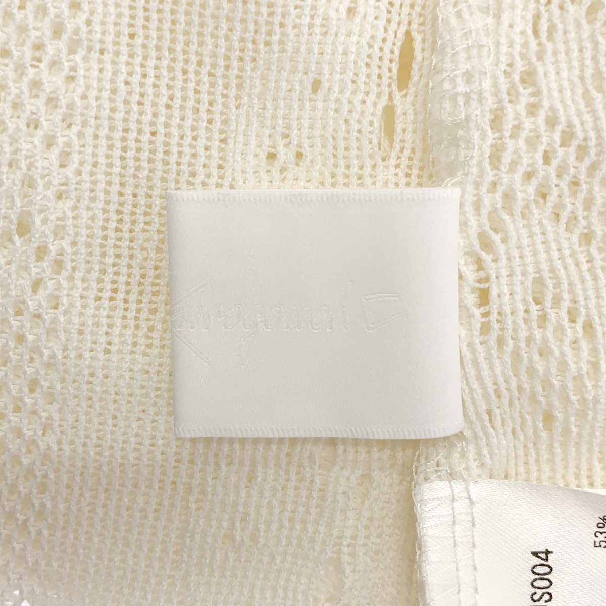 Mame Kurogouchi / マメクロゴウチ Curtain Lace Jacquard Jersey Top カーテンレース Tシャツ