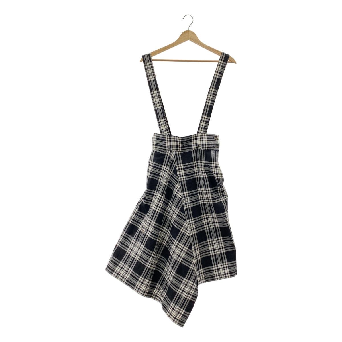 I.S. ISSEY MIYAKE / イッセイミヤケスポーツ 変形 アシンメトリー サロペット スカート ワンピース