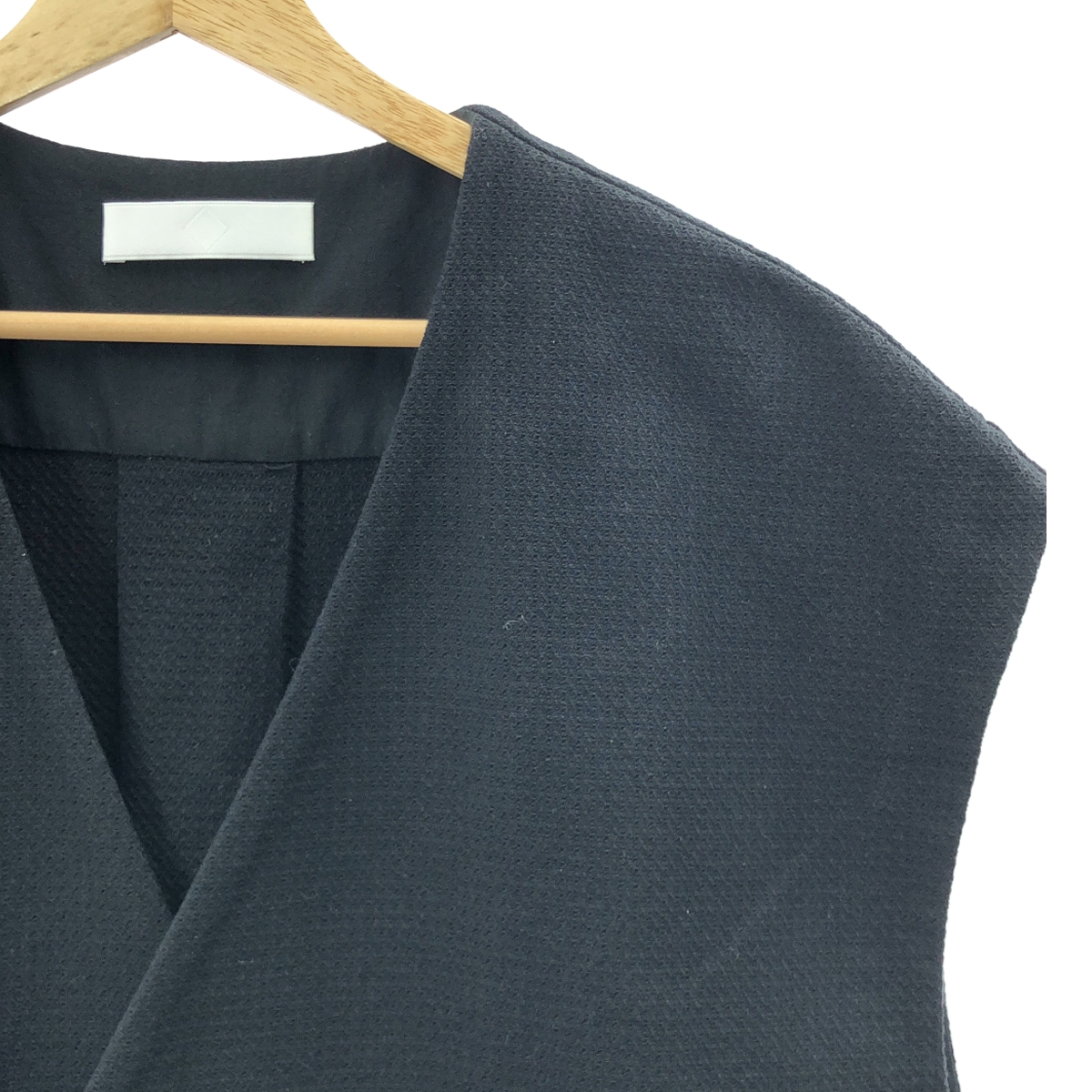 ETHOSENS / エトセンス ダブルブレスト コットン ジレ ベスト