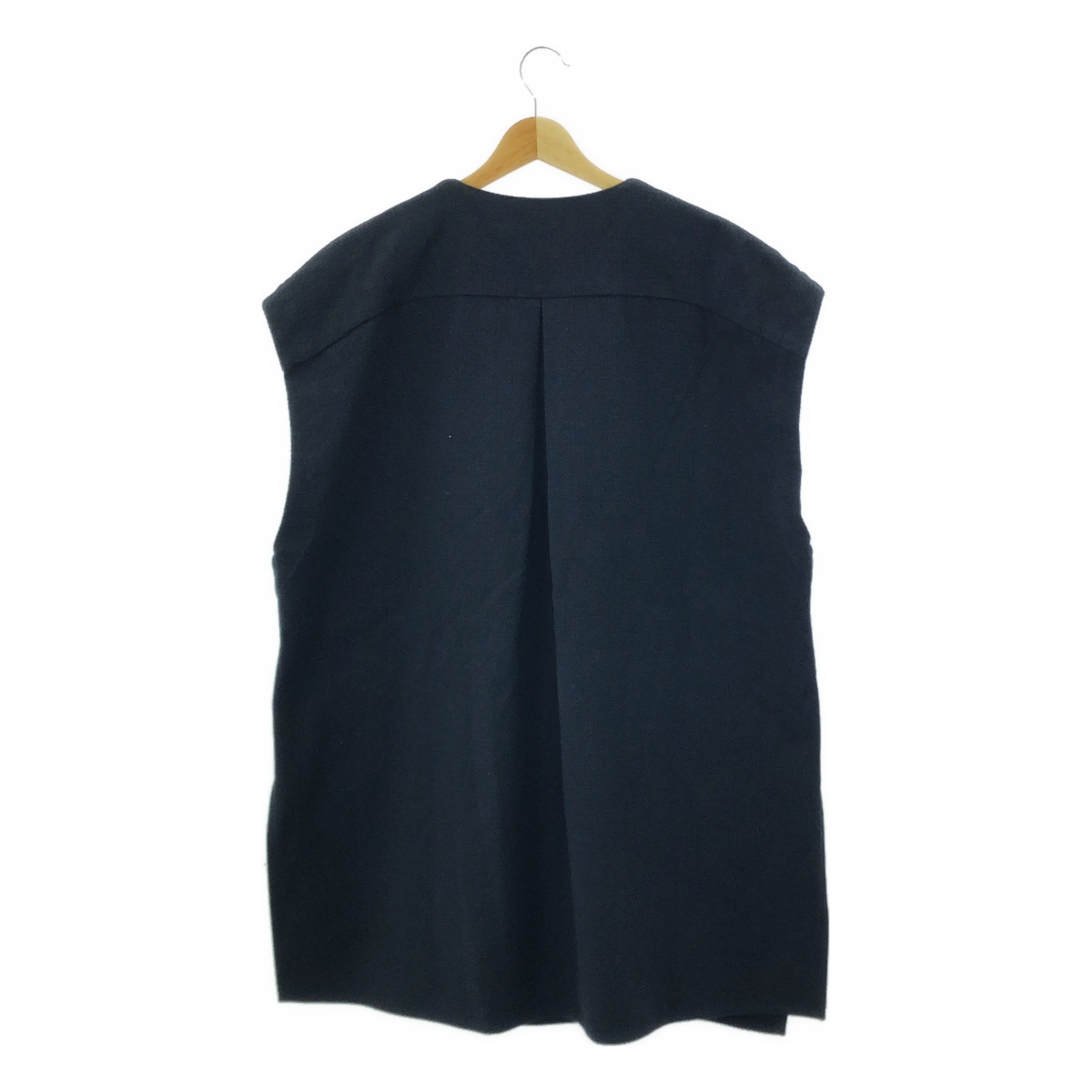 ETHOSENS / エトセンス ダブルブレスト コットン ジレ ベスト