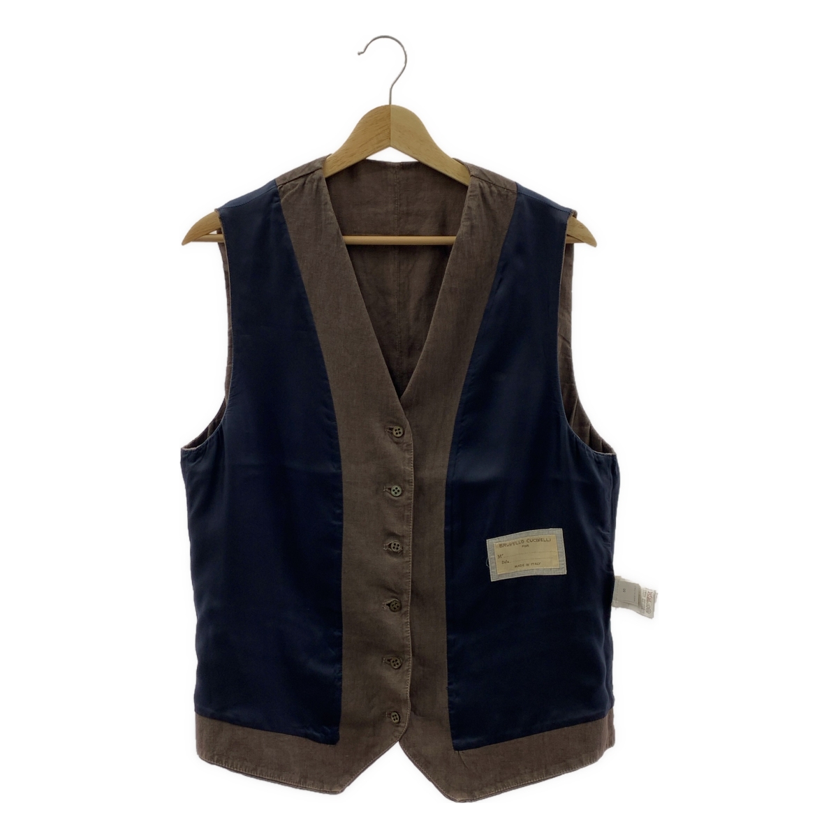 BRUNELLO CUCINELLI / ブルネロクチネリ バックアジャスター ジレ ベスト / 総裏地