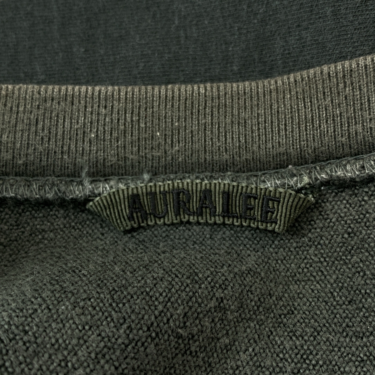 AURALEE / オーラリー SUPER MILLED SWEAT P/O 製品染め クルーネックスウェット