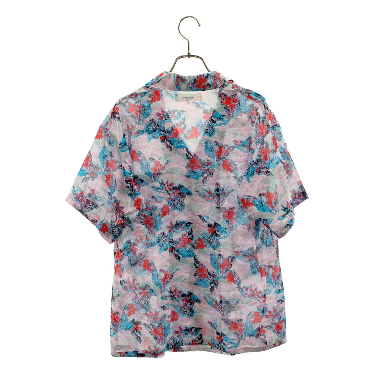 sulvam / サルバム 総柄 オープカラー アロハ ハーフ オーバー シャツ