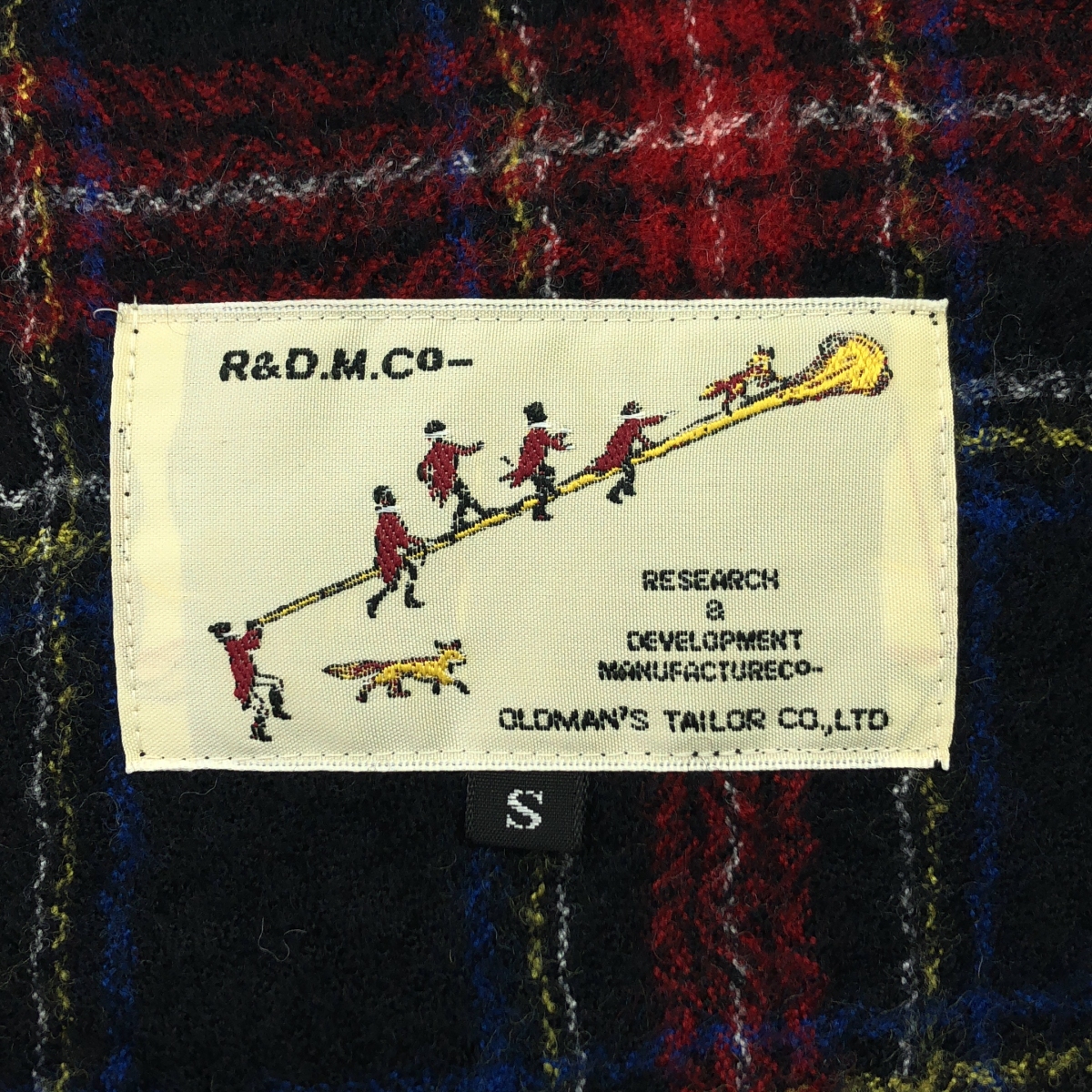 R & D.M.Co- / オールドマンズテーラー WOOL TARTAN CHECK POCET DRESS ウール タータンチェック ポケットドレス ワンピース