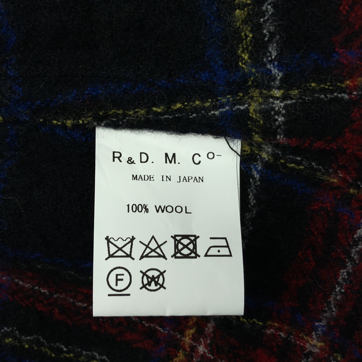 R & D.M.Co- / オールドマンズテーラー WOOL TARTAN CHECK POCET DRESS ウール タータンチェック ポケットドレス ワンピース