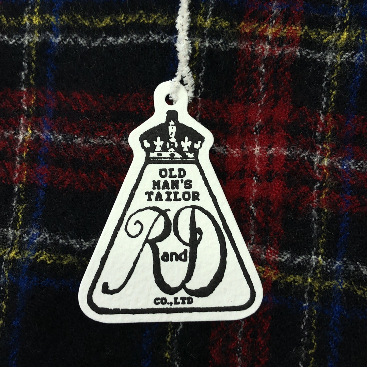 R & D.M.Co- / オールドマンズテーラー WOOL TARTAN CHECK POCET DRESS ウール タータンチェック ポケットドレス ワンピース