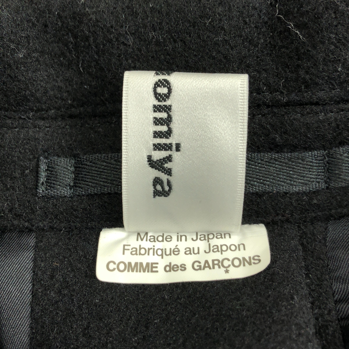 noir kei ninomiya / ノワールケイニノミヤ ウール オーバーシルエット ダブルコート / 総裏地