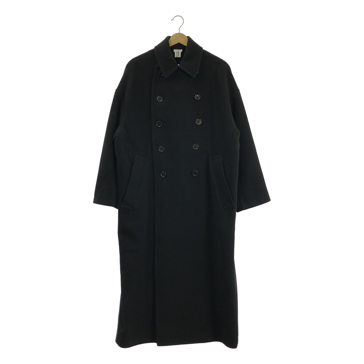 noir kei ninomiya / ノワールケイニノミヤ ウール オーバーシルエット ダブルコート / 総裏地