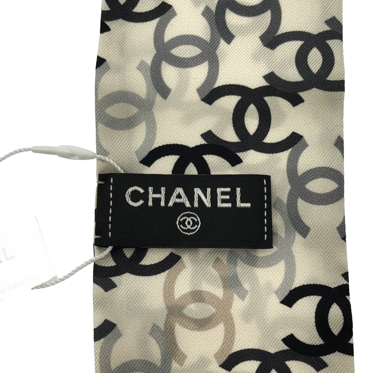 CHANEL / シャネル ココマーク シルク ツイリー スカーフ ヘアバンド