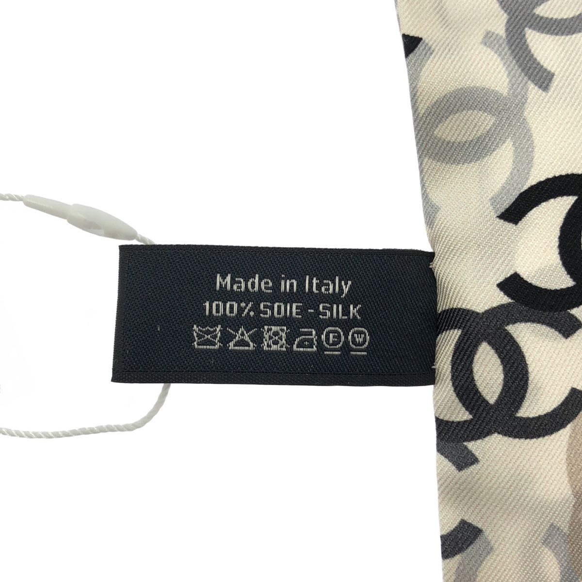 CHANEL / シャネル ココマーク シルク ツイリー スカーフ ヘアバンド