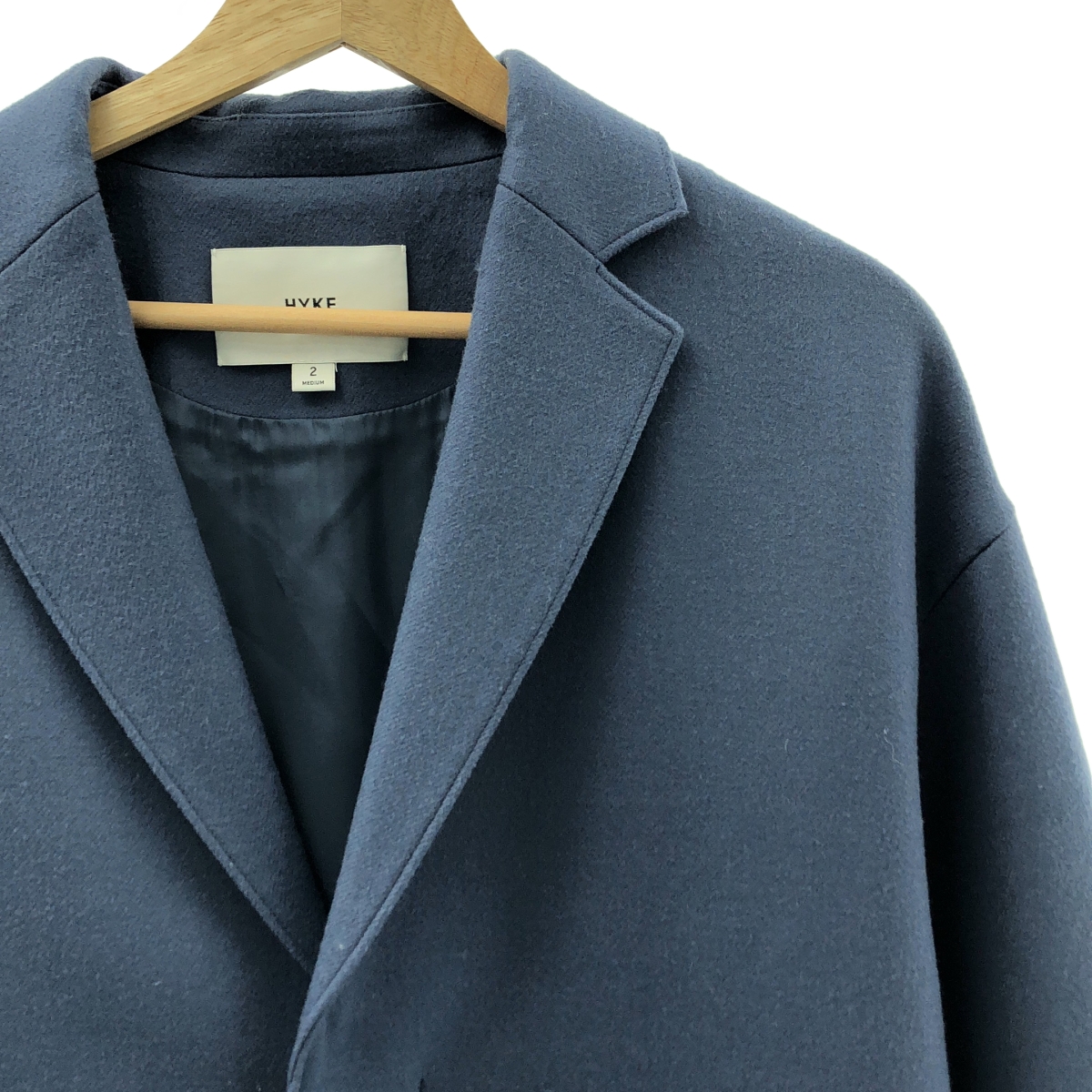 HYKE / ハイク WOOL SHOP COAT ウール ショップ コート