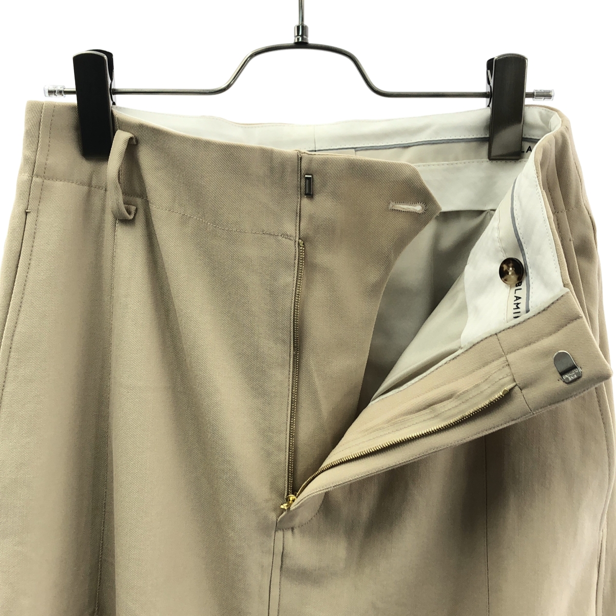 BLAMINK / ブラミンク R W/CO LONG TPZ / スリット スカート / 裏地付き