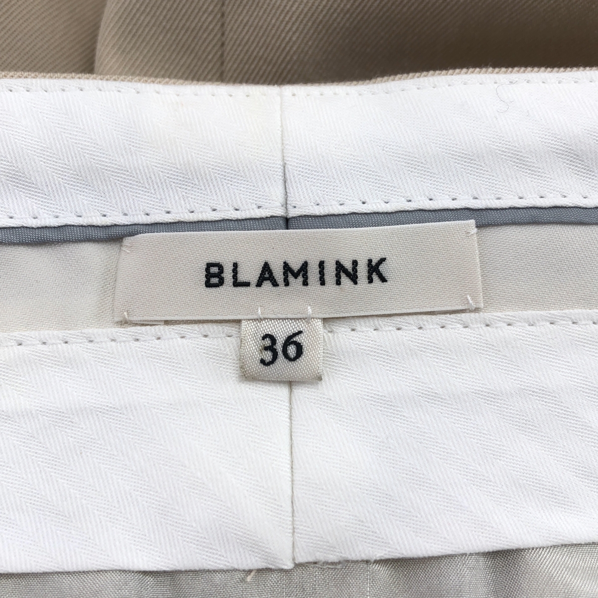 BLAMINK / ブラミンク R W/CO LONG TPZ / スリット スカート / 裏地付き