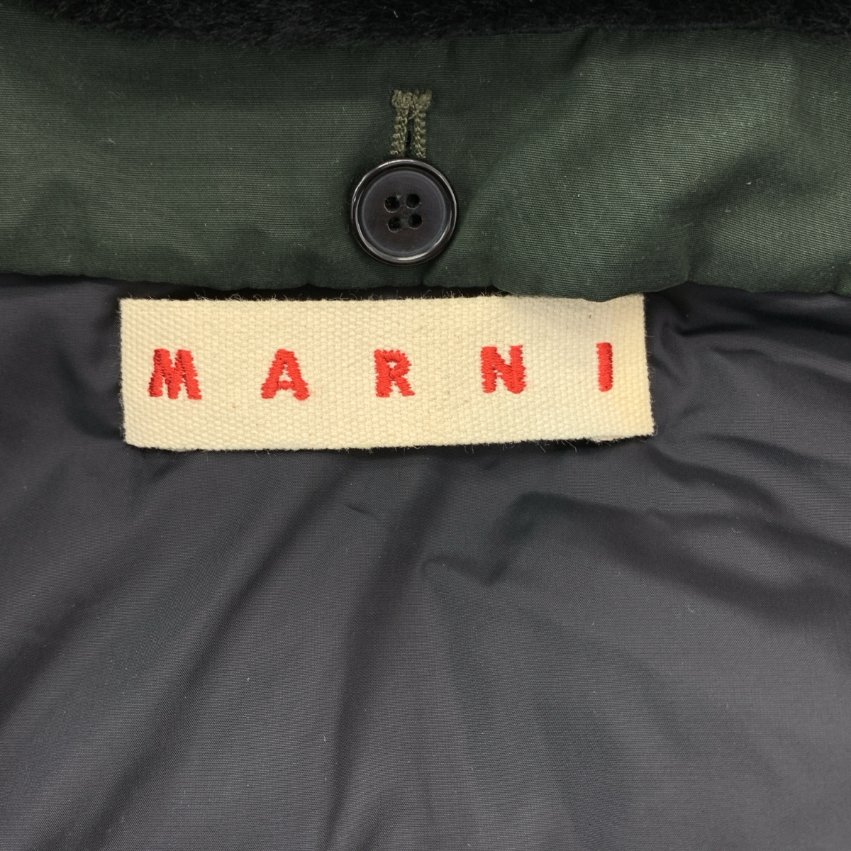 MARNI / マルニ ダブルジップ 異素材切替 ダウン ロング コート
