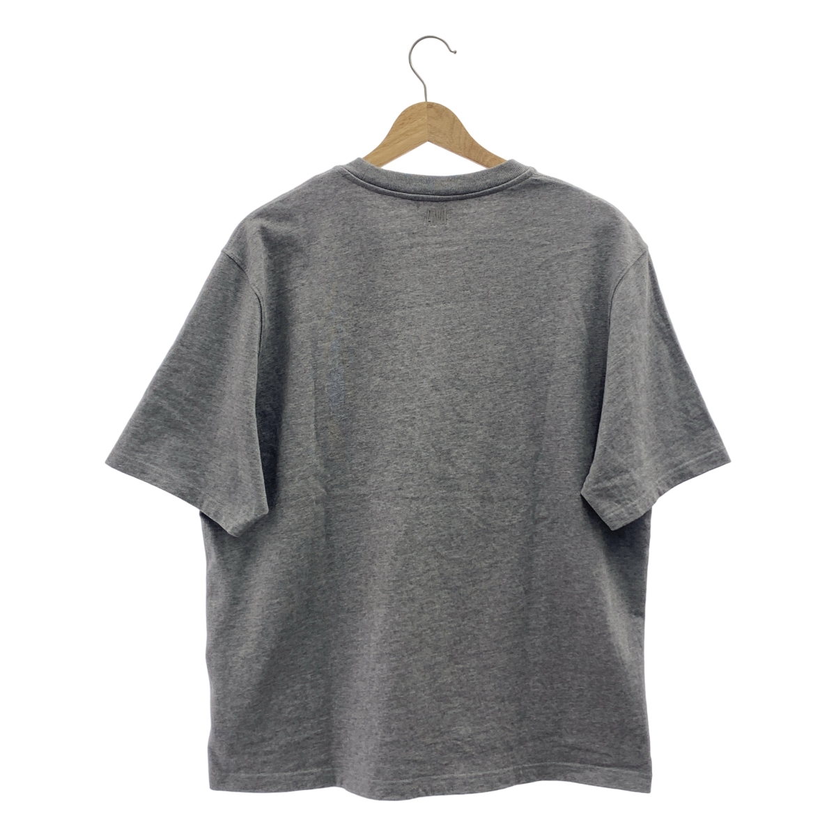 AMI Alexandre Mattiussi / アミ・アレクサンドルマテュッシ RED AMI DE COEUR T-SHIRT ロゴ 刺しゅう クルーネック Tシャツ