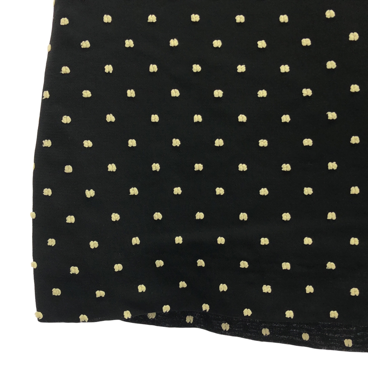 その他 ドット刺しゅう キュプラ イージーパンツ 裾スリット