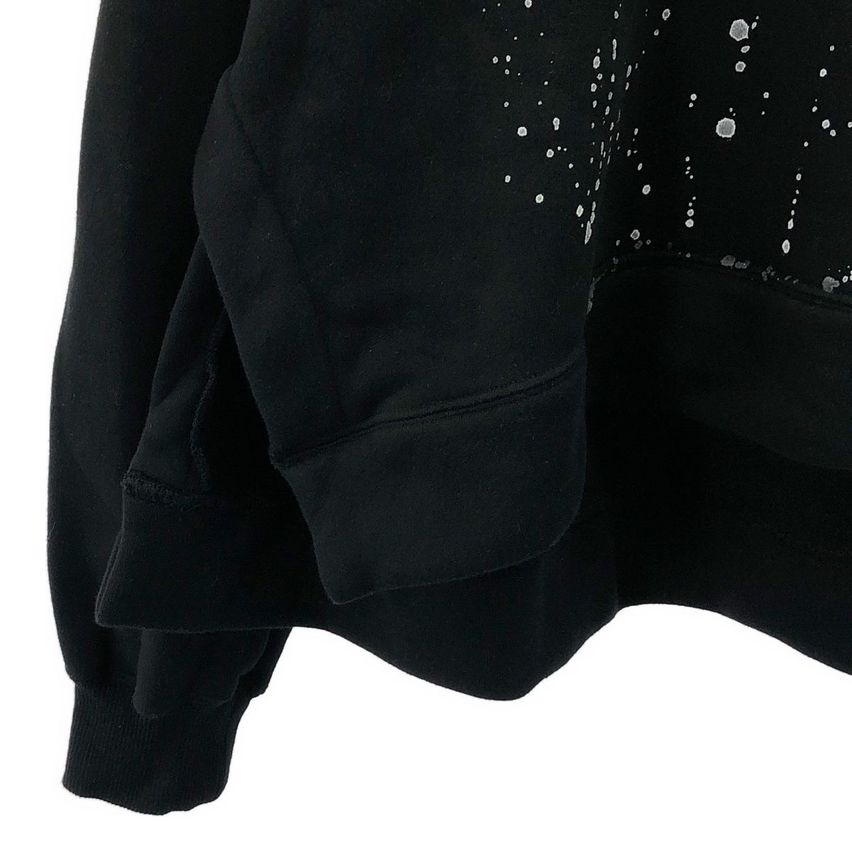 その他 ハンドペイントスウェットフーディー プルオーバーパーカー