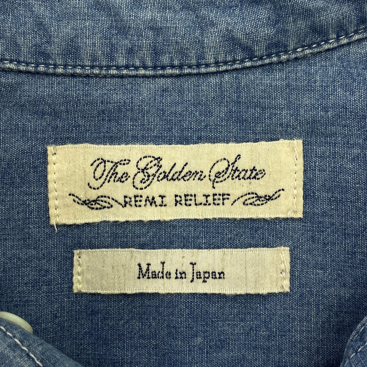 L'Appartement / アパルトモン 【 REMI RELIEF / レミ レリーフ 】  Chambray / シャンブレー ワークシャツ