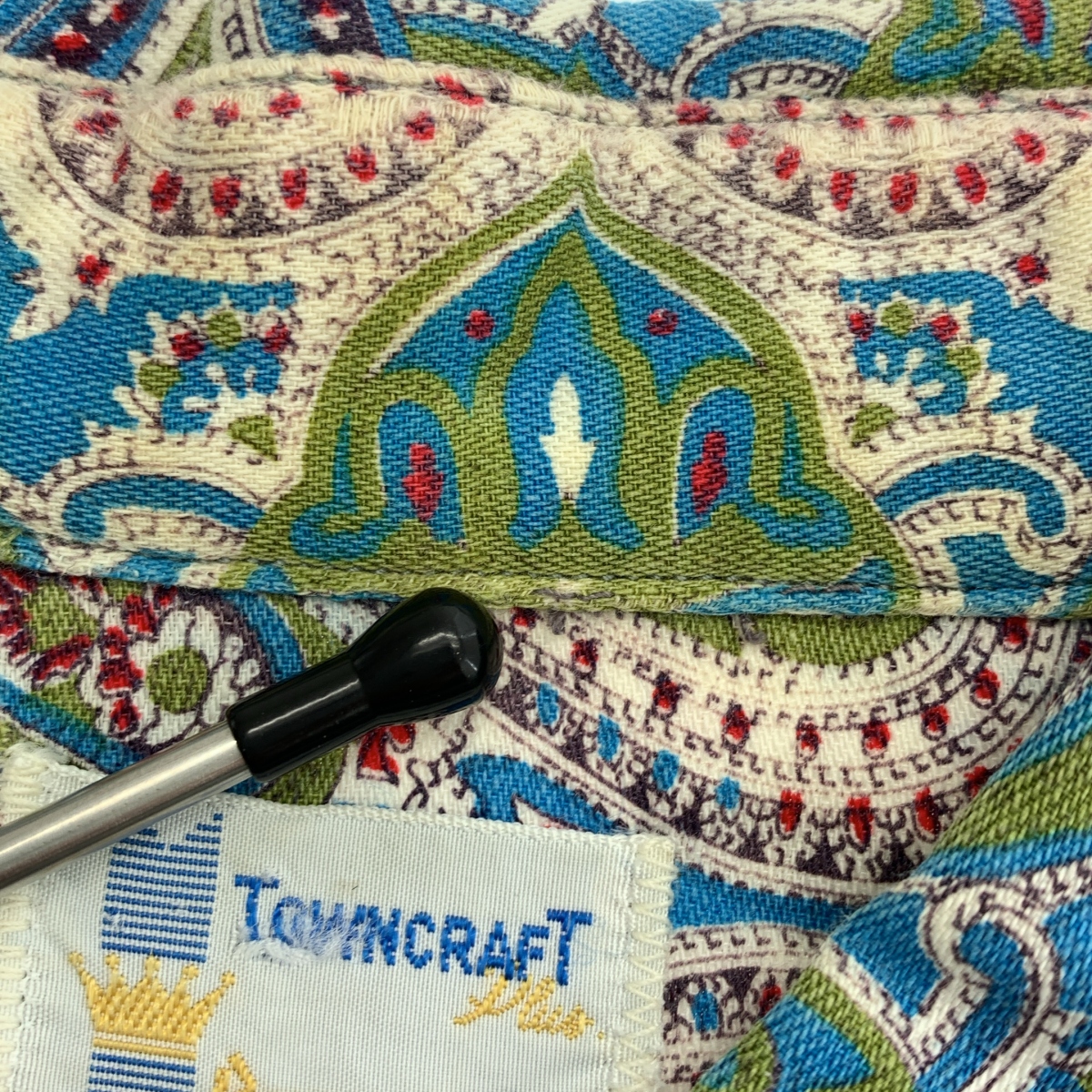 TOWN CRAFT / タウンクラフト ペイズリー柄 ボタン ダウン シャツ