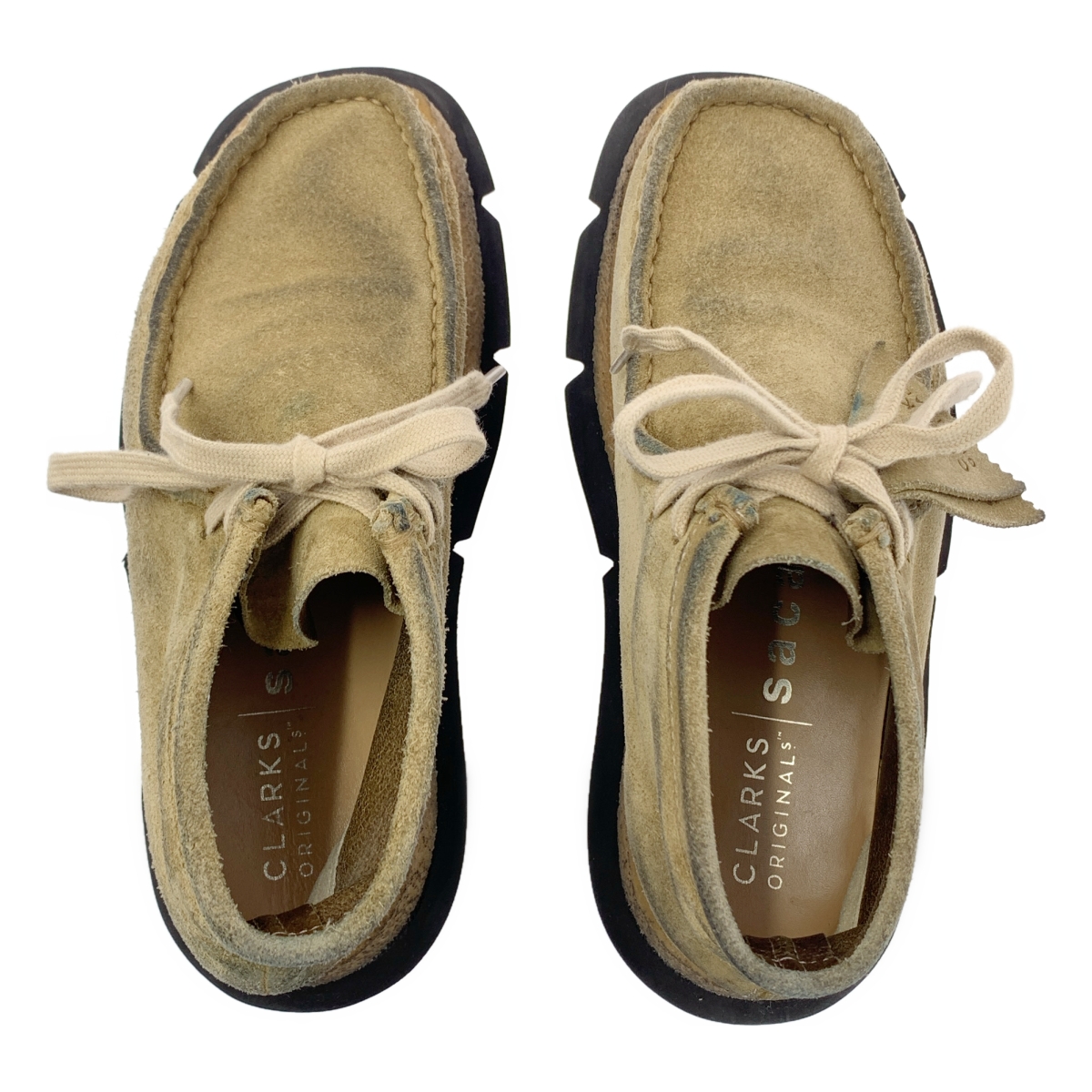sacai / サカイ × clarks / クラークス Wallabee Boot / スエード レザー ワラビー ショート ブーツ
