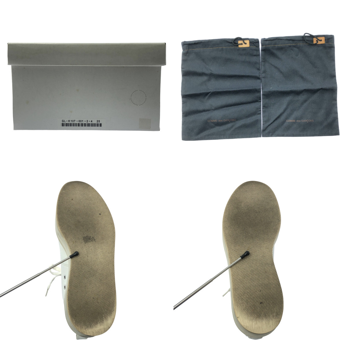 COMME des GARCONS / コムデギャルソン 厚底 レザー スニーカー