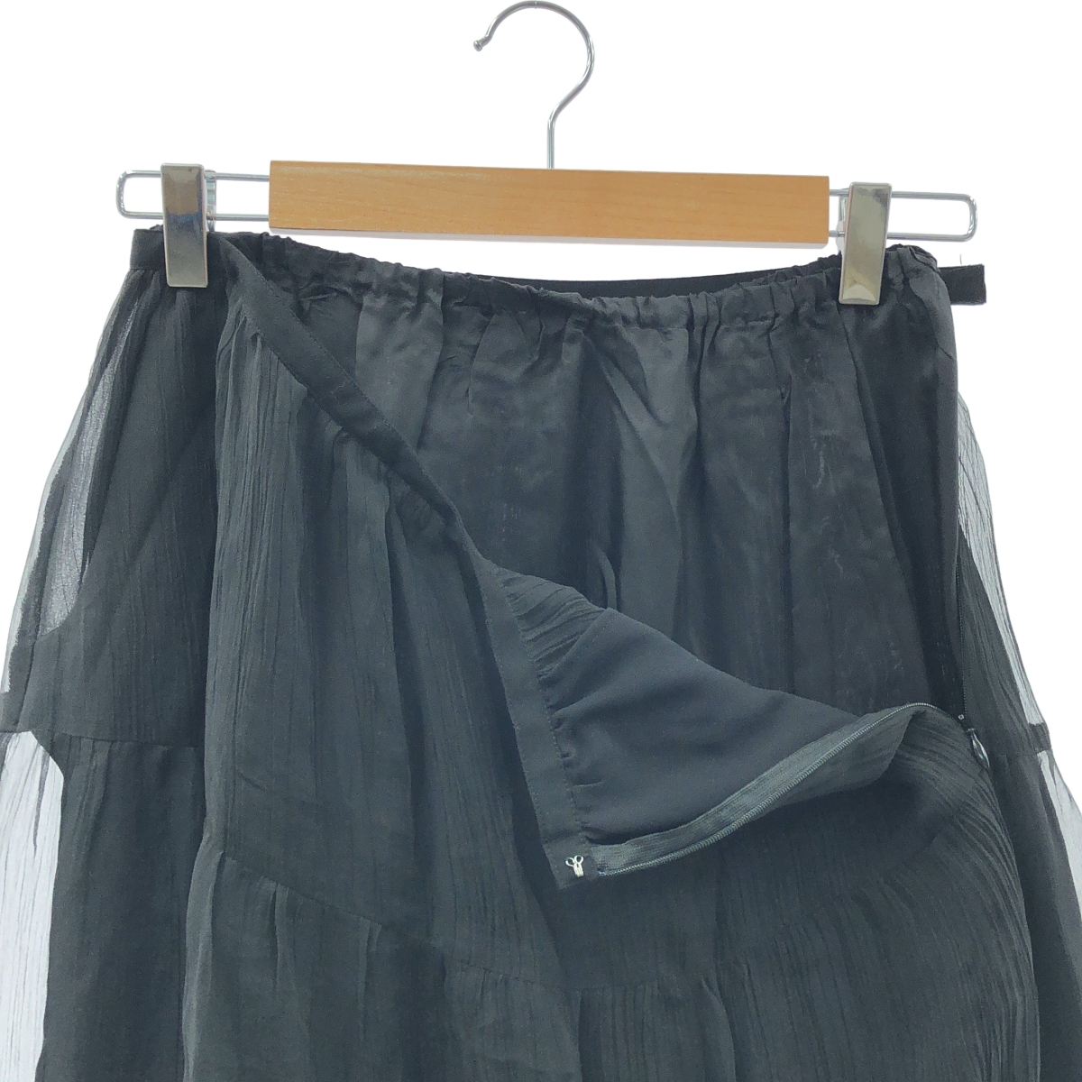 LOKITHO / ロキト SILK YORYU SKIRT シルク レイヤード ロングスカート