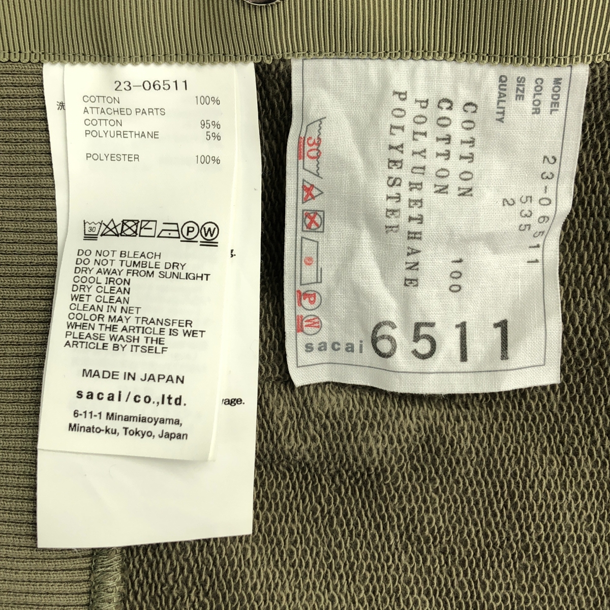 sacai / サカイ Zip Hoodie / 異素材 切替 レイヤード スウェット フーディ ジャケット