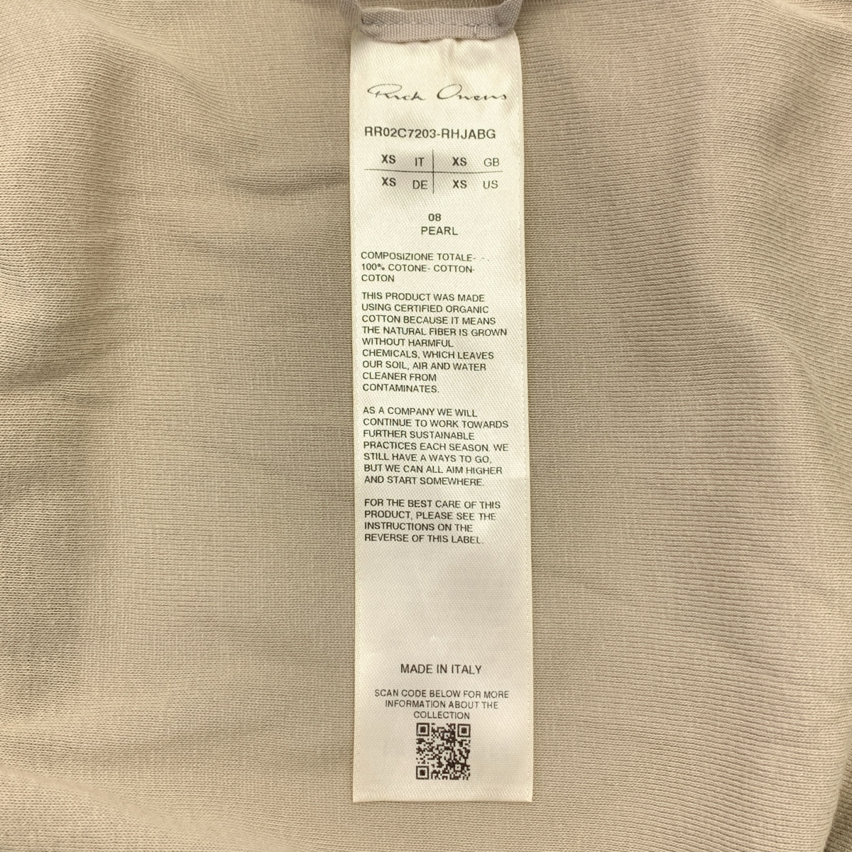 Rick Owens / リックオウエンス LUXOR Panelled Crewneck T-Shirt パネルド クルーネック Tシャツ