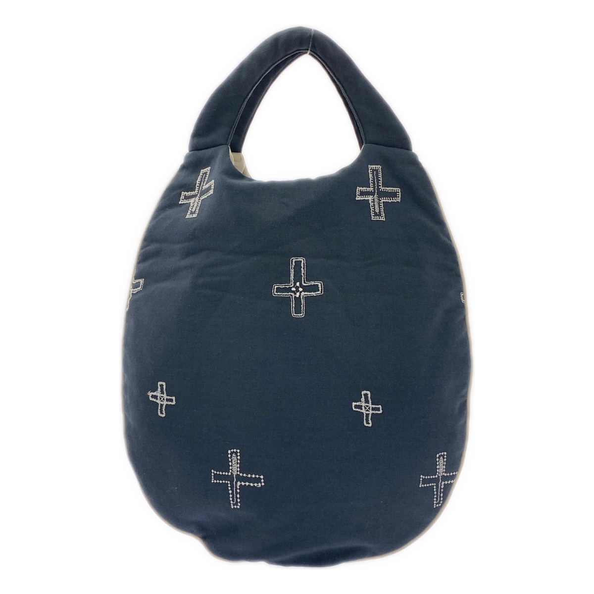 mina perhonen / ミナペルホネン plus / エンブロイダリー ハンド トート エッグバッグ