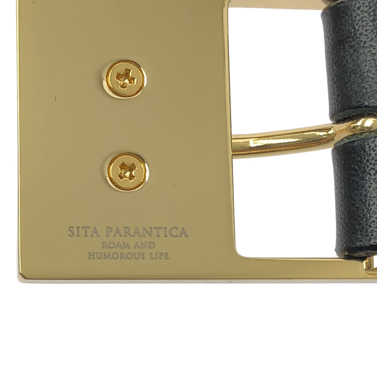 MUSE de Deuxieme Classe / ミューズドゥーズィーエムクラス 【 SITA PARANTICA / シータパランティカ 】ツキ レザー バックルベルト