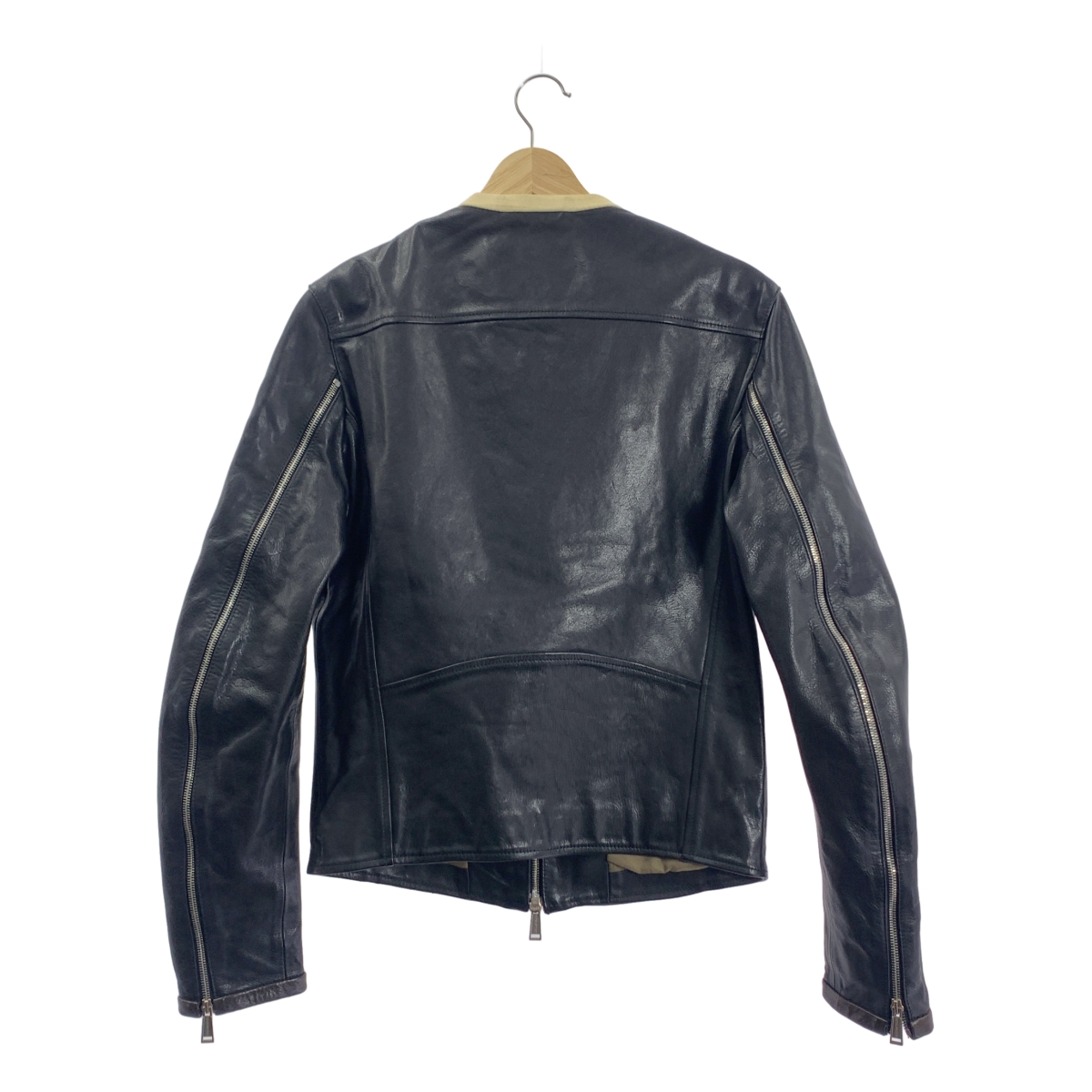 DSQUARED2 / ディースクエアード レザー マルチジップ ライダースジャケット
