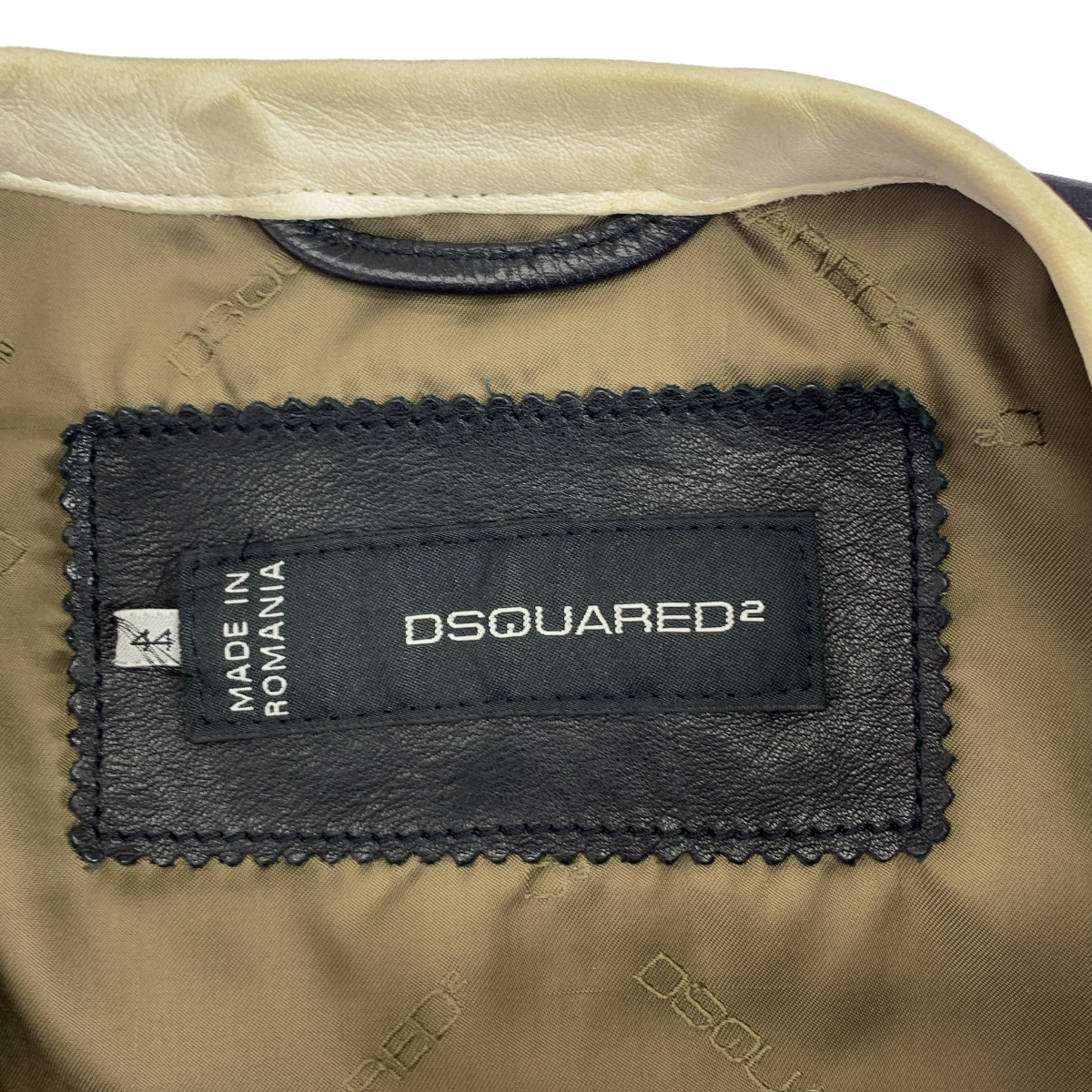 DSQUARED2 / ディースクエアード レザー マルチジップ ライダースジャケット