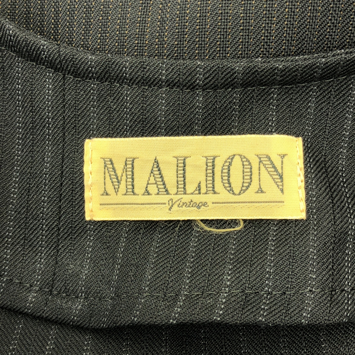 MALION vintage / マリオンヴィンテージ ストライプ パッチワーク ヴィンテージ リメイク ワンピース