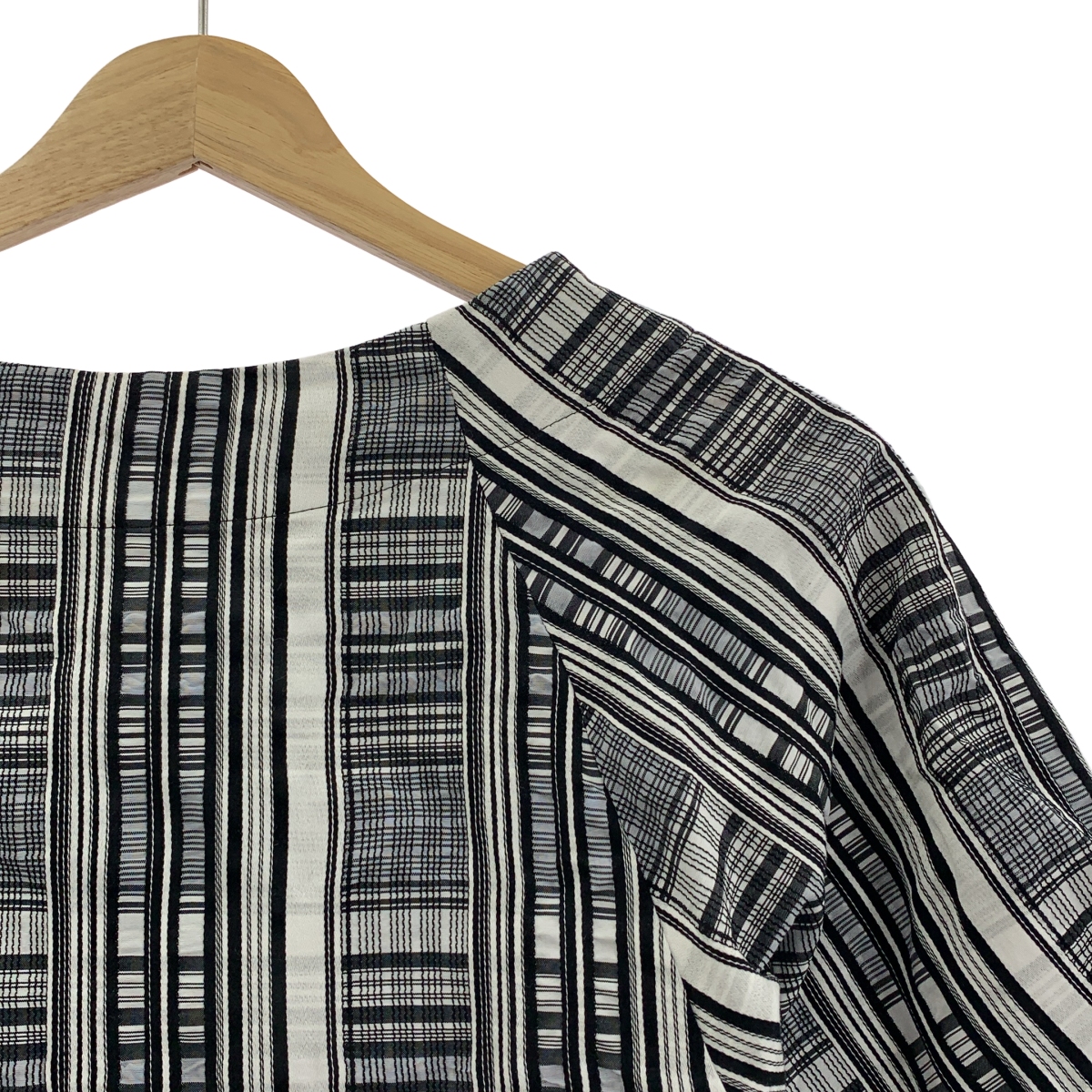 ADORE / アドーア モノトーン チェック ブラウス シャツ