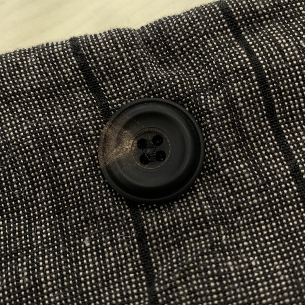 JOHN ALEXANDER SKELTON / ジョンアレキサンダースケルトン stripe trousers / ストライプ シンチバック トラウザーズ ワイドパンツ