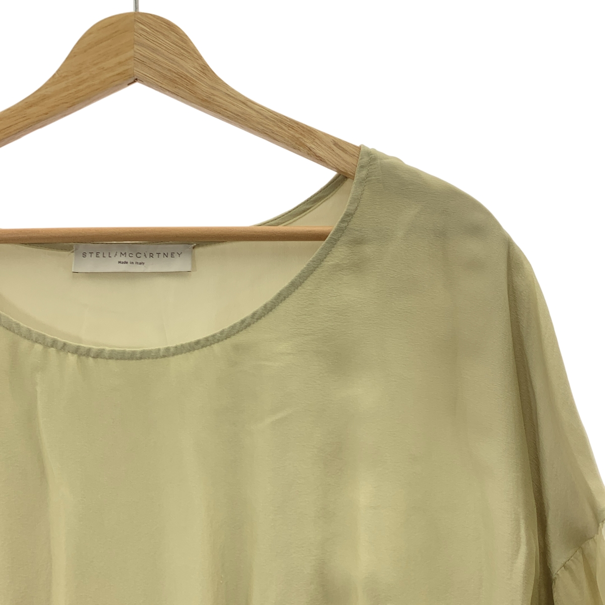 STELLA McCARTNEY / ステラマッカートニー シルク混 ギャザー ブラウス